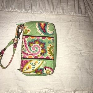 Small Vera Bradley wristlet
